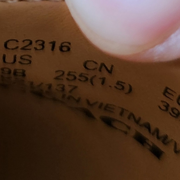 Coach Womens Black Vae Leather Skimmer Slingback Flats Size 9 Studded - Picture 8 of 15